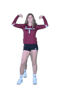 Happy Sport Sticker by Aquinas Volleyball