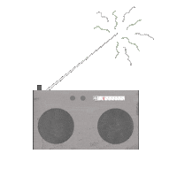 Radio Turn On Sticker