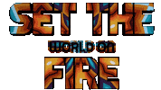 Set The World On Fire Sticker by OpticalArtInc.
