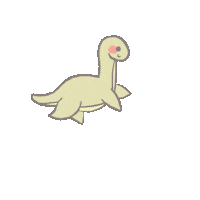 Hilystarry dinosaur 可愛 手繪 恐龍 Sticker