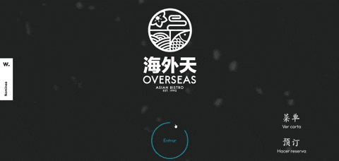Overseas Webflow website example