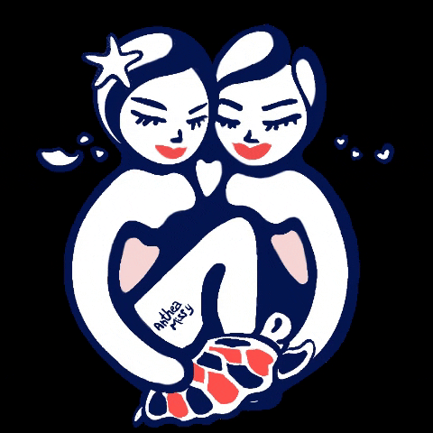 antheamissy love star girls ocean GIF