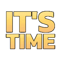 Its Time Sticker