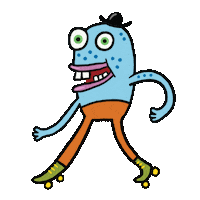 Rollerskate Sticker