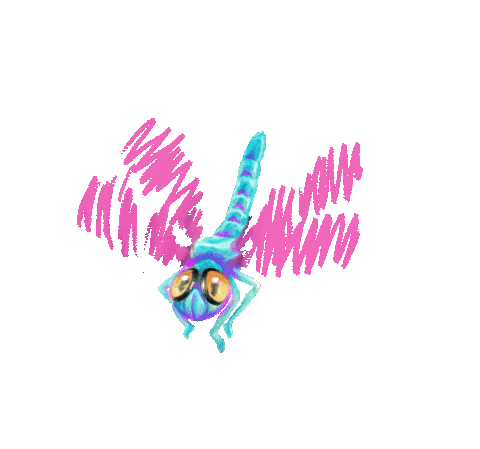 Dragon-Fly Insect Sticker