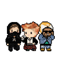 G Dragon Pixel Sticker