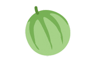 emojivid food emoji melon emojivid Sticker