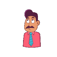 Thinking Reaction Sticker by Creative Hatti