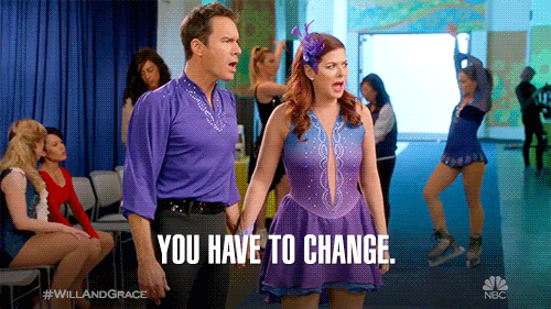 twinning will and grace GIF by NBC