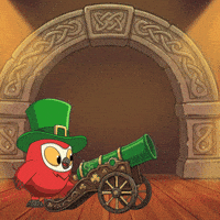 St Patricks Day Confetti GIF by birb