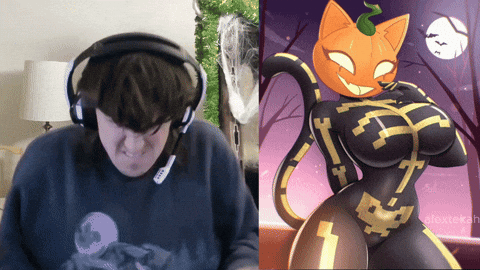 Thrusting Cat Girl GIF