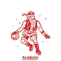 academyso sports christmas basketball holiday Sticker
