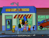 screaming homer simpson GIF