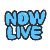 Cyan Nowlive Sticker