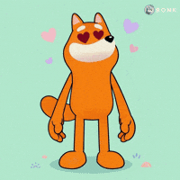 Heart Eyes Pulsing GIF by BONK