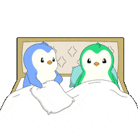 Hitting Good Night Sticker by Abster