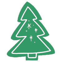 Christmas Tree Sticker by DeBrosse