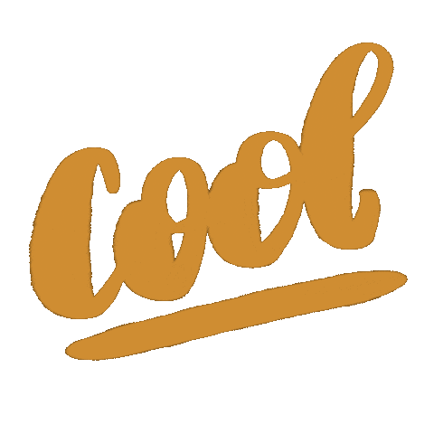 Cool Cool Words Sticker