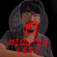17 minutes left