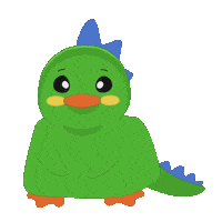 Hallo Rubber Duck Sticker by MeetDuckey