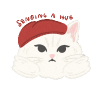 Cat Sticker by Ann of Facedit