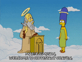welcoming marge simpson GIF
