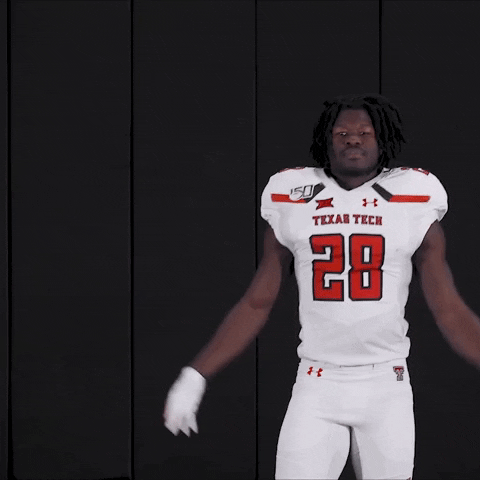 Texas Tech Red Raiders Football Reaction Pack GIF by Texas Tech Football