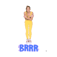Fitness Freezing Sticker by Danielle Pascente