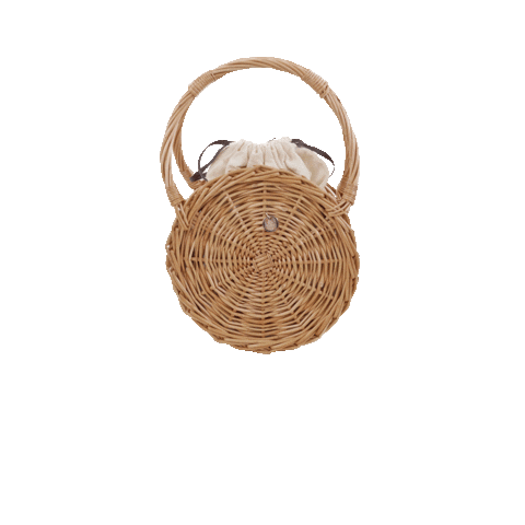 Wicker Basket Sticker by robotyreczne