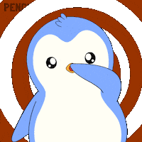 Excited Face Sticker by Pudgy Penguins
