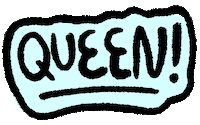 Queen Royalty Sticker by Jaclyn