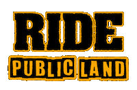 Moto Sticker by Public Land Riders