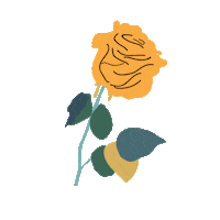 BreatheLiveExplore flower orange relax tea Sticker