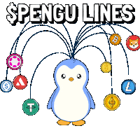 Crypto Penguin Sticker by Pudgy Penguins