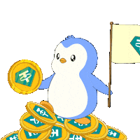 Money Crypto Sticker by Pudgy Penguins