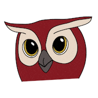 Wink Owl Sticker by Provozně ekonomická fakulta ČZU