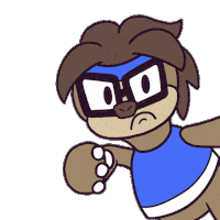 Angry Knockout Sticker by Responsible Adult