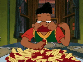 Hungry French Fries GIF by Hey Arnold