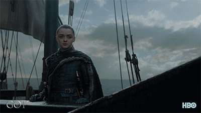 arya stark smile GIF by Game of Thrones