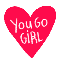 You Go Girl Sticker by Lavilletlesnuages