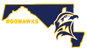 smcm_campusstore seahawks maryland gohawks smcm Sticker