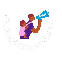 Takingourspaceback Sticker by MAM Baby