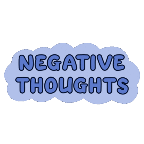 younak giphyupload mental health thoughts negative thoughts Sticker