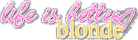 blonde Sticker