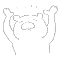 Happy くま Sticker