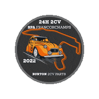 Burton2cvparts spa 2cv spa-francorchamps 24h-2cv Sticker
