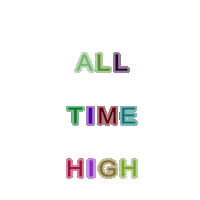 All Time High Sticker