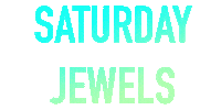 Gold Saturday Sticker by Rosie Fortescue