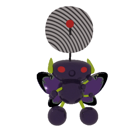 Robot Bug Sticker