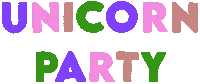 Sysleriget party unicorn unicorn party sysleriget Sticker